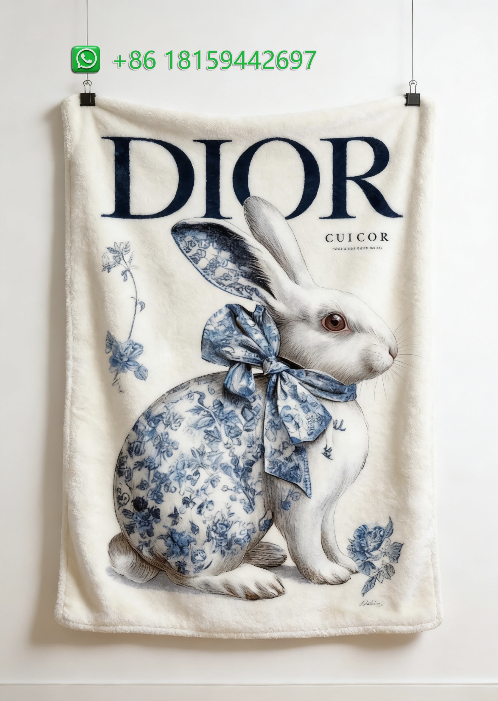 Dior Throw Blankets
